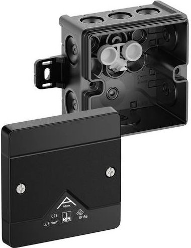 Spelsberg Abzweigkasten 80200101 Schwarz IP66 B/H/T: 8,7 x 8,7 x 5,2 cm - Bild 1