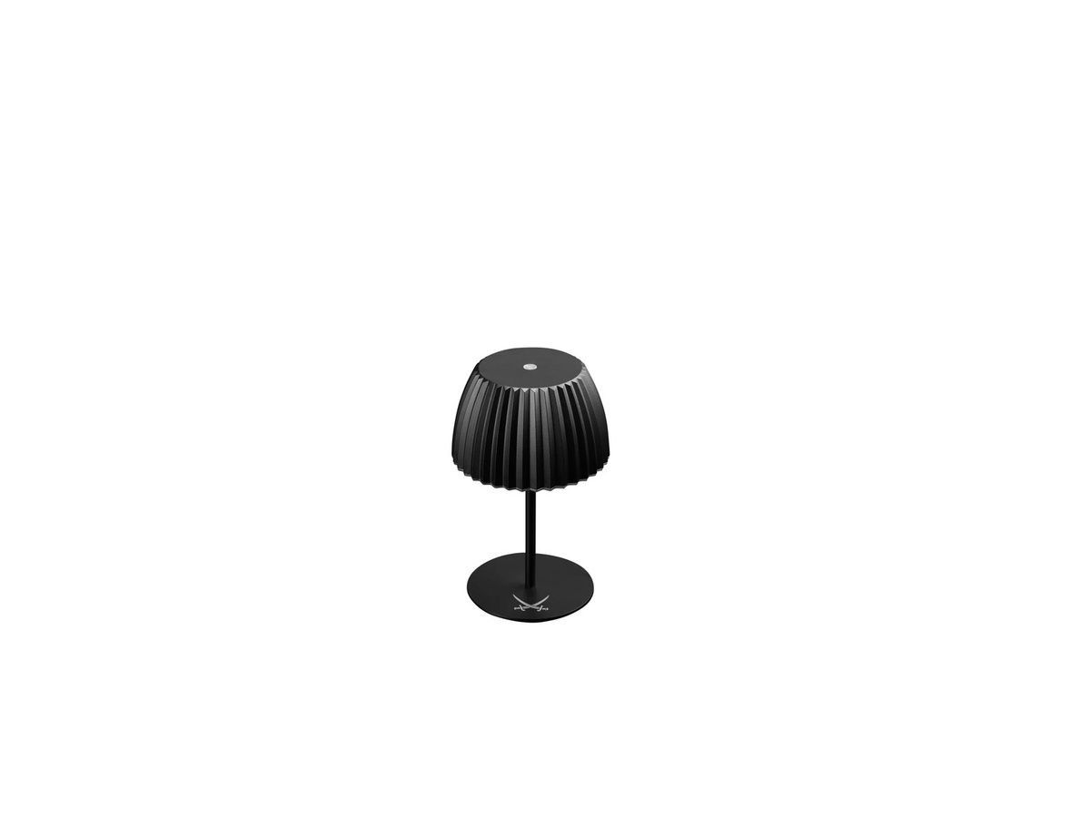 Sansibar LED-Akku-Tischleuchte in Schwarz mit Touchdimmer und USB-Anschluss - Bild 1