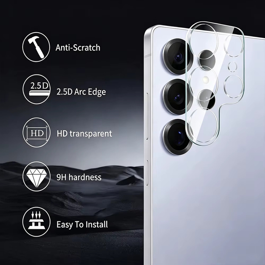NNBILI 2 Stück HD-Kameraobjektiv-Schutzfolie in Transparent für Samsung Galaxy S26 S25 S24 S23 S22 S21 Ultra A06 A16 A26 A36 A56 und Z Fold 7 Serie - Bild 2