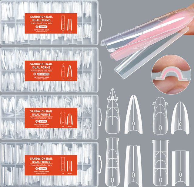 Misscheering Nagel Extensions Doppel-Schicht, 256 Stück, Glänzend - Bild 1