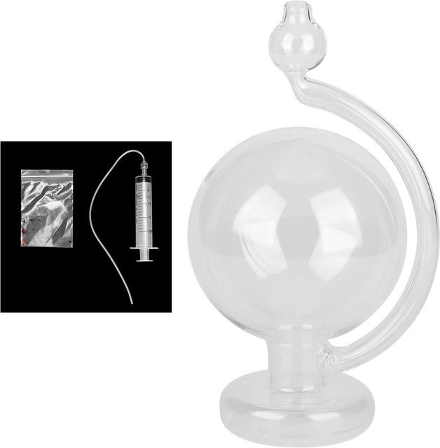 Tooarts Wettervorhersage Glasflasche Barometer zur Heimdekoration in Blau, Weiß und Transparent - Bild 1
