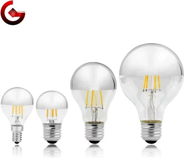 GOT LIANG Retro Edison LED Filament Lampe Silber warmweiß 4W - Bild 1