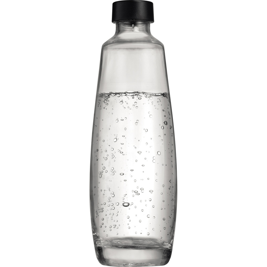 SodaStream Glaskaraffe Duo Set, 2er-Pack, transparent und schwarz, 1 l pro Flasche - Bild 3