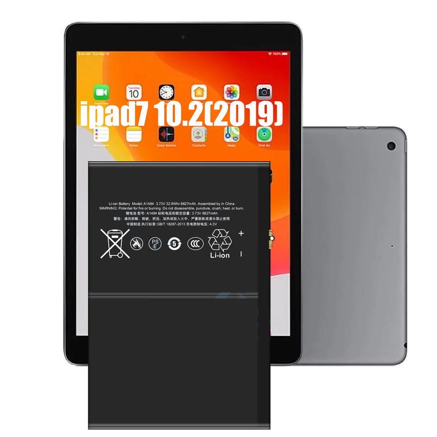 Apple iPad 7 Ersatzakku mit 8827 mAh in Schwarz für die Modelle A1484, A1474, A1475, A2197 und A1893 - Bild 3