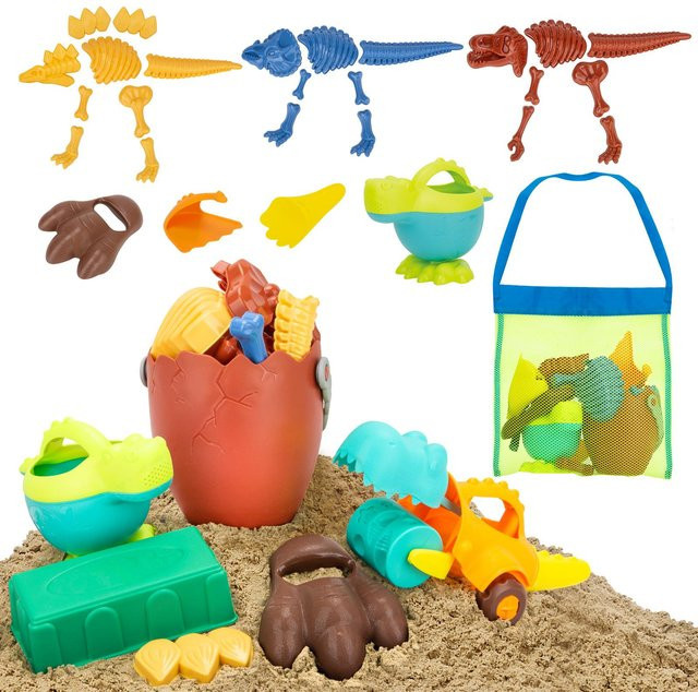 EDUCIRO Dinosaurier Strandspielzeug Dinosaurier-Formen-Set Bunt / Mehrfarbig - Bild 1