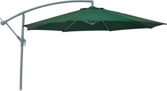 MERXX Sonnenschirm in Grün aus Polyester und Aluminium, Durchmesser: 300 cm, Höhe: 260 cm - Bild 1
