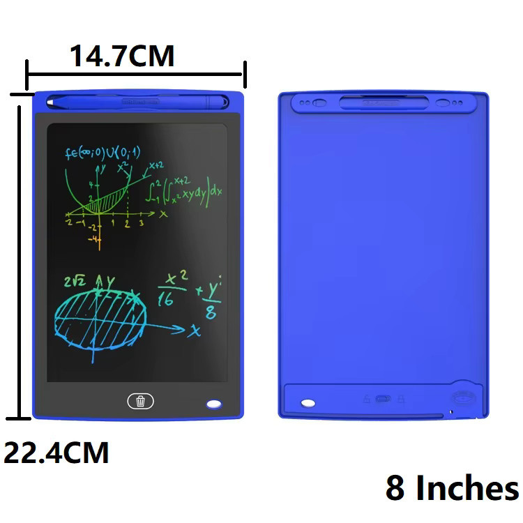 LCD-Zeichentablett als elektronische Schreibtafel für Designs und grafische Notizen in Schwarz - Bild 2