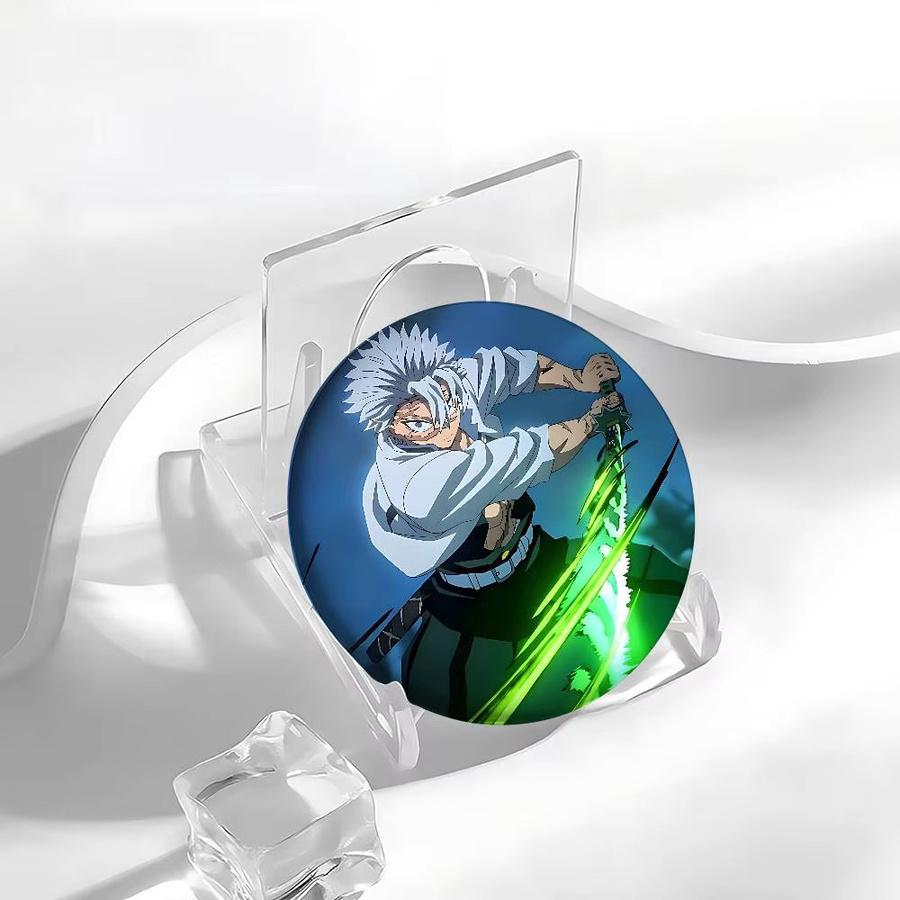 Brosche Emaille, rund, Unisex - Bild 3