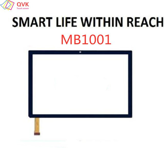 MB1001 Kapazitiver Touchscreen Digitizer Sensor als externe Glasscheibe für das 10,1 Zoll Smart Life Tablet in Schwarz - Bild 1