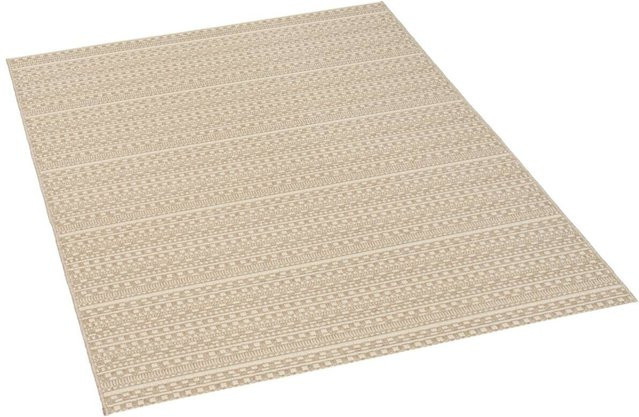 In-/Outdoor-Teppich Grace in Angoragrau mit modernem Design aus Polypropylen, Breite: 160 cm, Länge: 230 cm - Bild 1