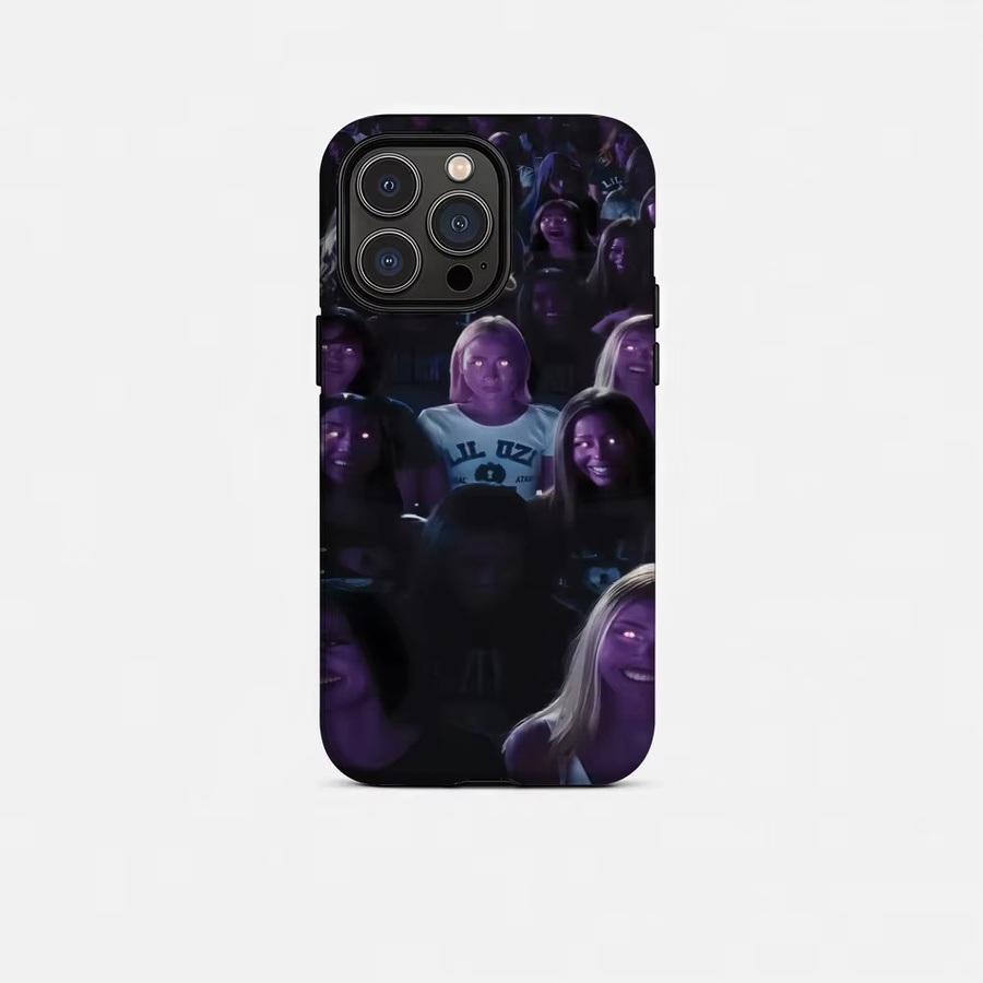 Lil U-Uzi Vert Eternal Atake 222 Handyhülle für iPhone 17 16 15 14 13 12 Pro Max Plus in Weiß und Lila mit glänzender HD-Doppelschicht-Flüssighartschale - Bild 5