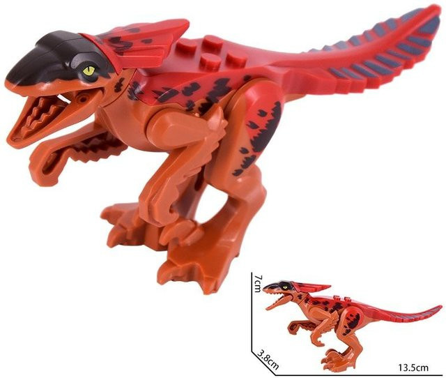 Jurassic Dinosaurier DIY Bausteine Velociraptor, ab 6 Jahren - Bild 1