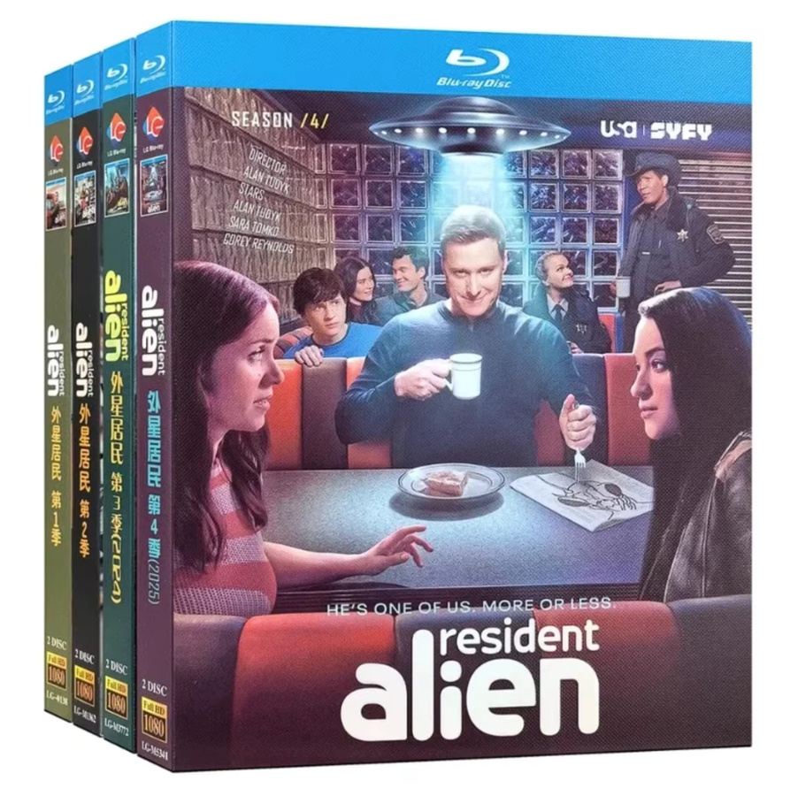 Resident Alien, Staffel 1-4, Box-Set, Blu-ray, 8-Disc - Bild 2