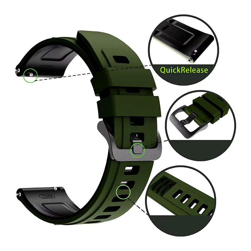 VATMENS Uhrenarmband Silikon, Unisex - Bild 4