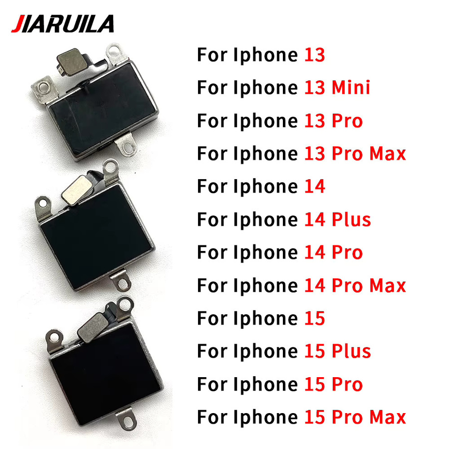 Taptic Engine Vibrationsmotor Flexkabel Ersatzmodul für iPhone 16 15 14 13 Pro Max 15 Plus 13 mini in Schwarz - Bild 2
