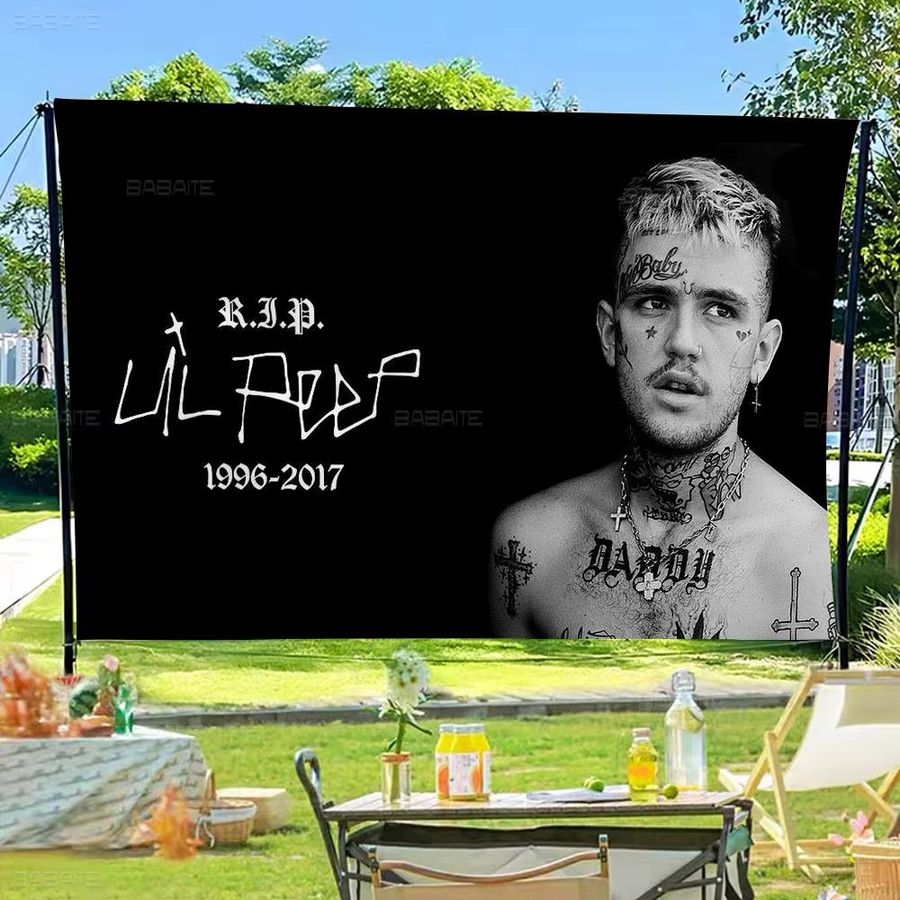 Potdemiel Geburtstagsparty Banner mit L-Lil P-Peep Druckmuster als hängende Dekoration - Bild 4