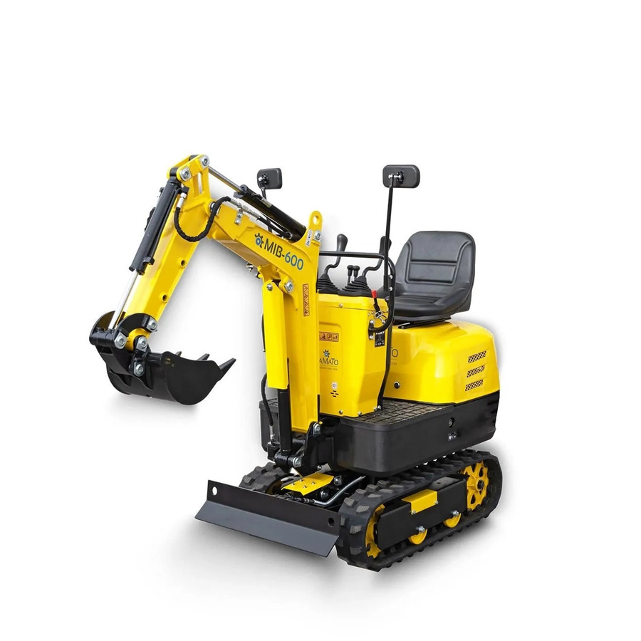 BAMATO Benzin-Minibagger MIB-600 in Gelb - Bild 2