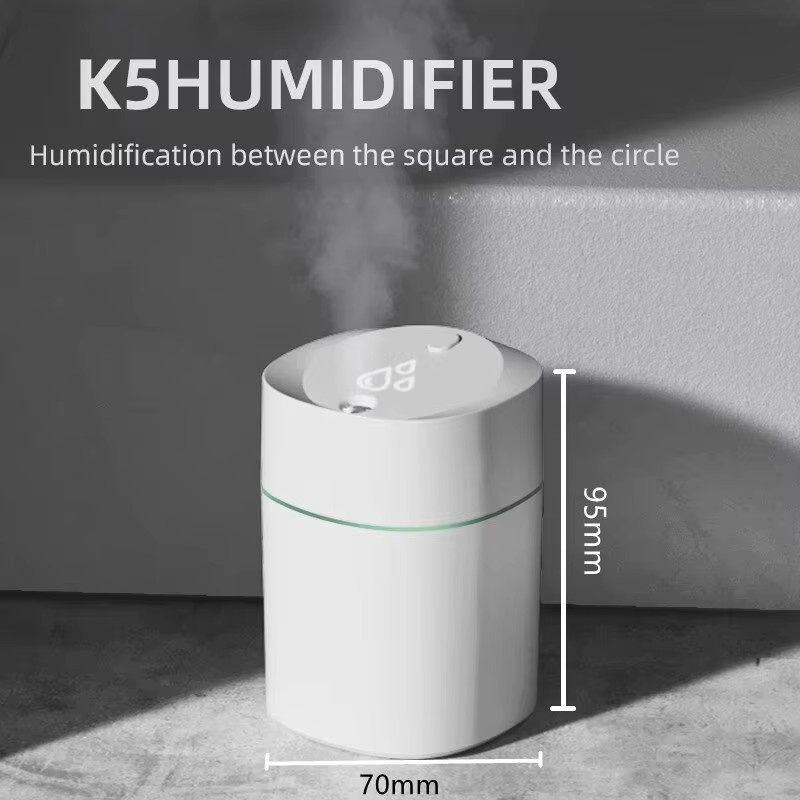 Leiser USB Luftzerstäuber und Aroma-Diffusor für den Innenbereich sowie das Auto in Weiß - Bild 2