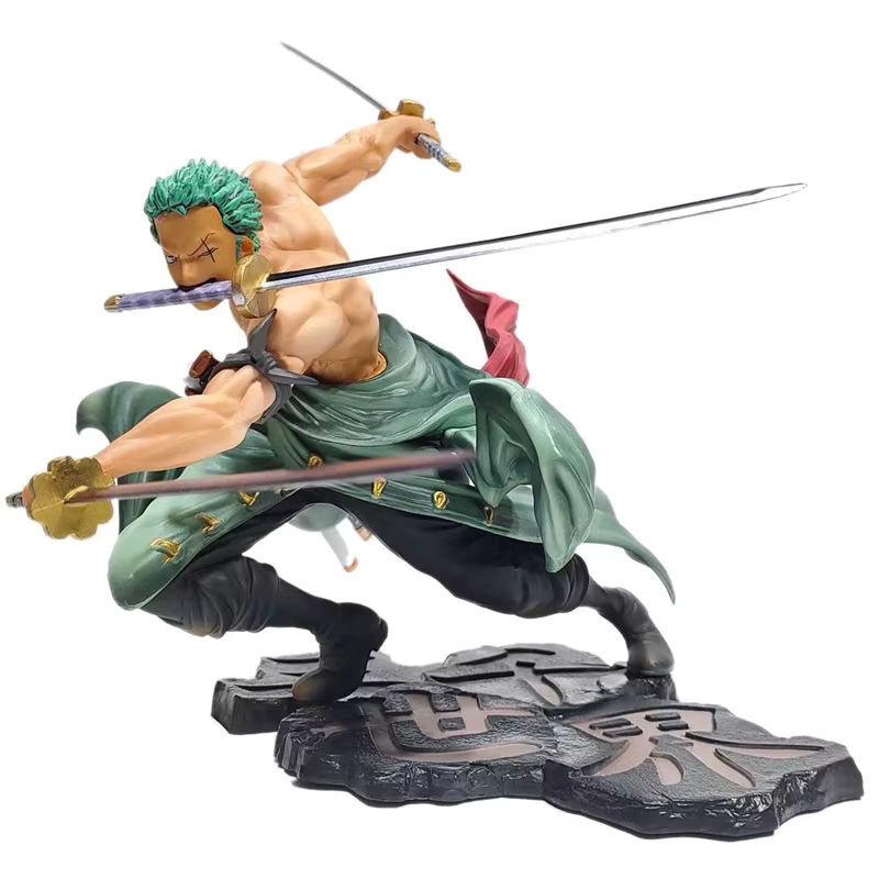 Bandai Roronoa Zoro Anime Actionfigur Drei-Klingen Sa-Maximum aus PVC, mehrfarbig, Höhe: 10 cm - Bild 2