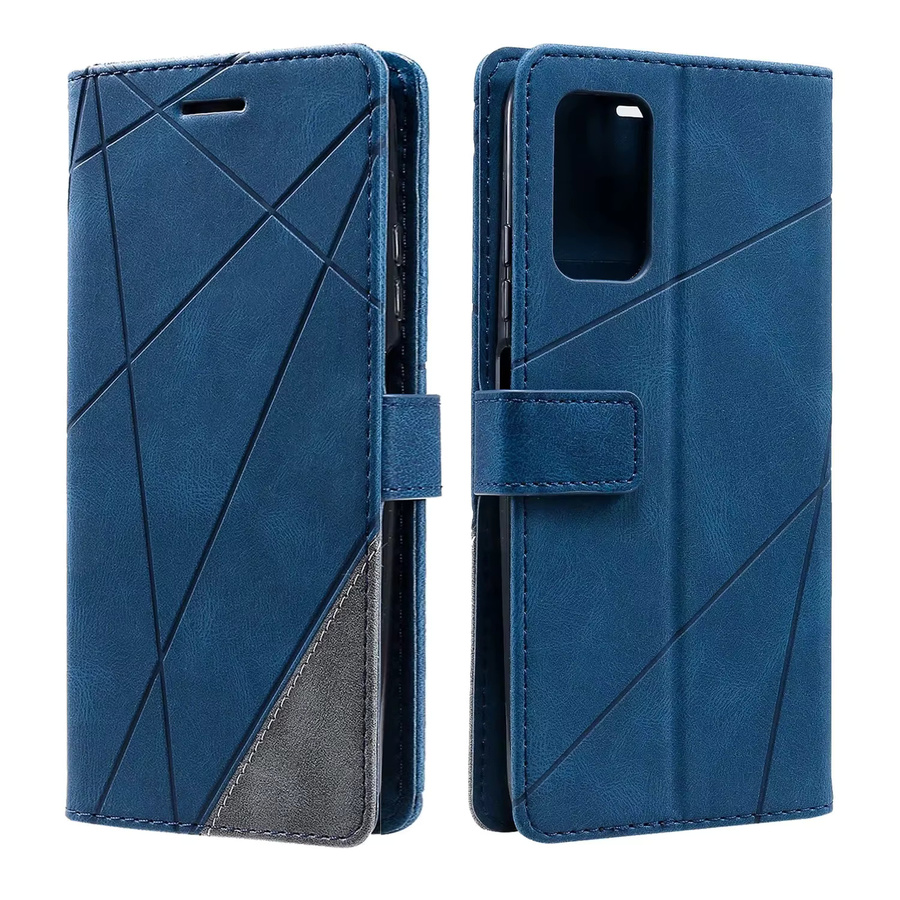Xiaomi Leder Flip Case für Redmi Note 13 12 11 10 Pro Plus 12S 11S 10S A3 A2 A1 13C 12C 11A 10C 9C Brieftasche mit Kartensteckplatz und magnetischer Abdeckung in Braun und Blau - Bild 2