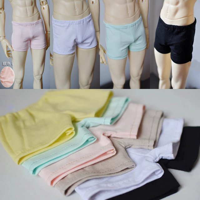 Taholicy Modell für flache, eckige Unterwäsche-Boxershorts, Rosa / Pink, Plüsch / Textil - Bild 1