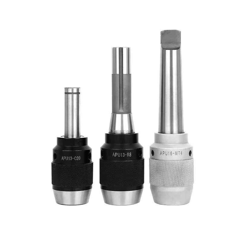 SYS MTA MTB R8 C20 C25 C32 APU16 APU13 Werkzeughalter CNC Integrierter selbstspannender Bohrfutter Werkzeughalter in Silber - Bild 2