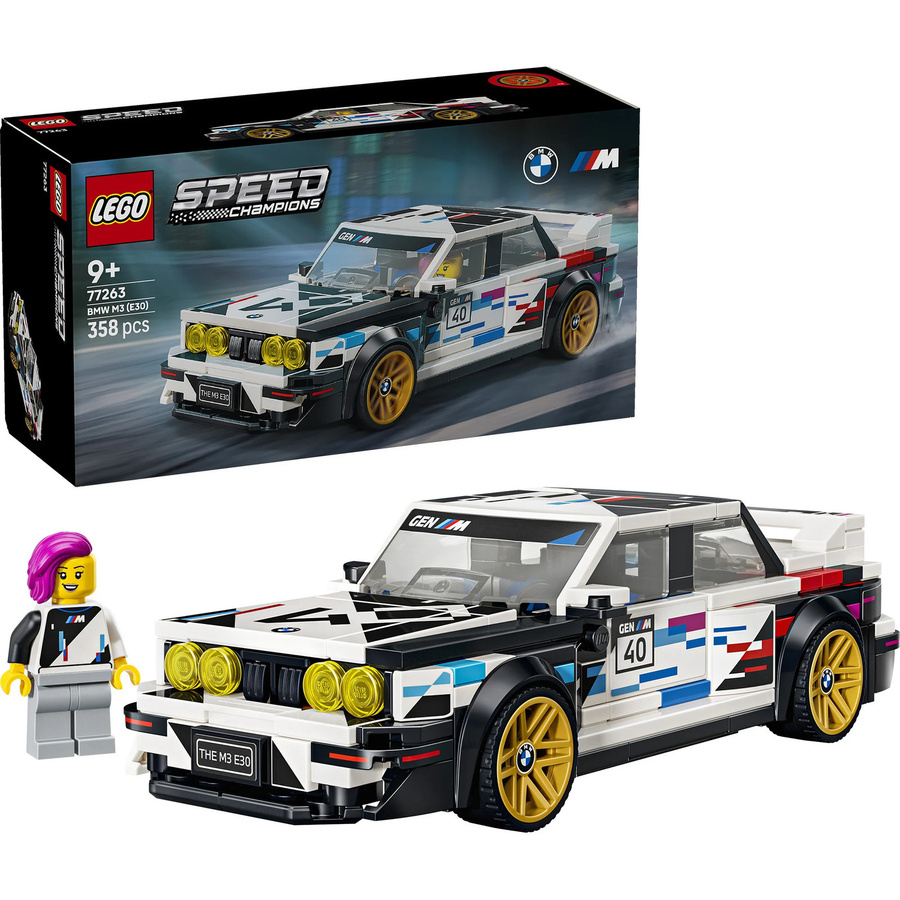 LEGO Speed Champions BMW M3 E30 Konstruktionsspielzeug 77263 - Bild 2