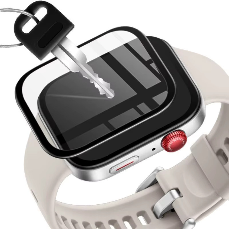 Huawei Displayschutzfolie Watch Fit 5, PMMA, transparent, Unisex - Bild 5