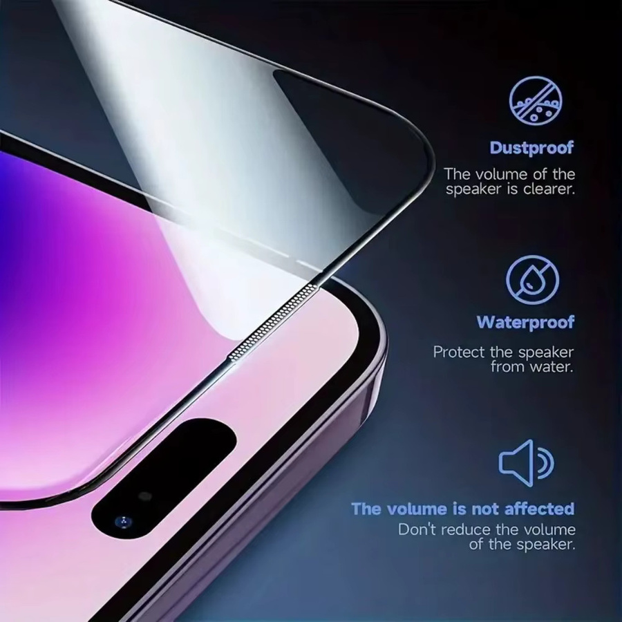 4er-Pack Gehärtetes Glas Display-Schutzfolie für Apple iPhone 17 16 15 14 13 12 11 Pro Max Plus XR XS in Transparent - Bild 3