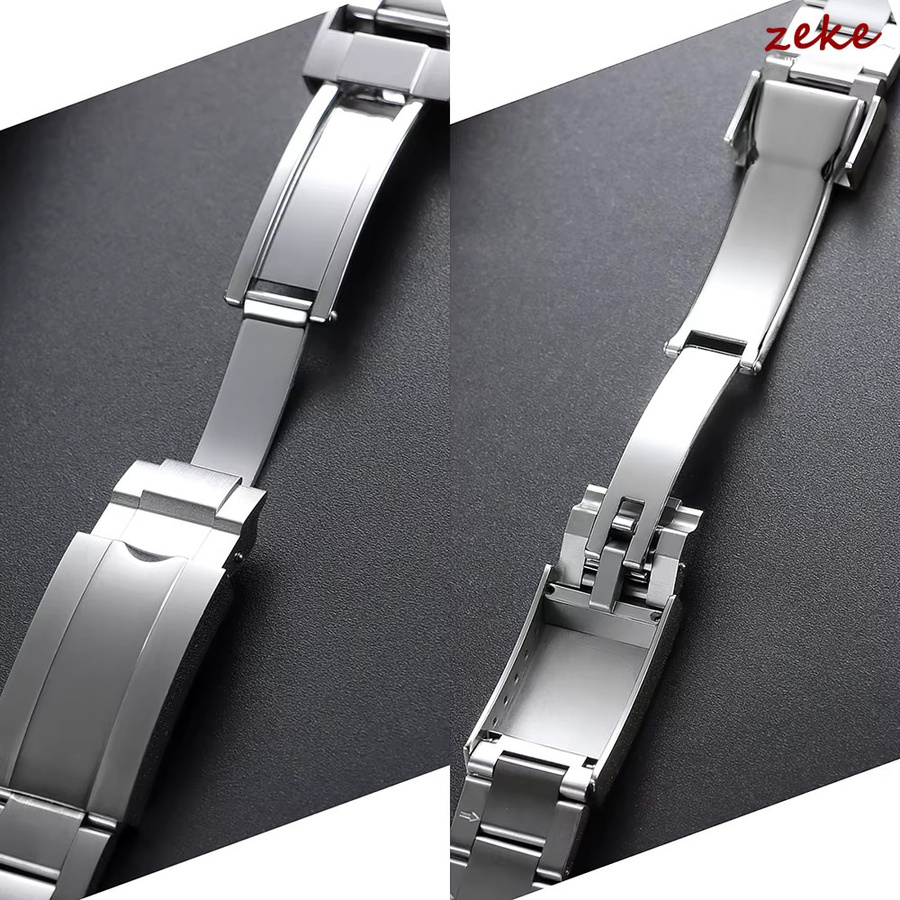 crazyband Uhrenarmband Edelstahl, 20 mm, Silber, Unisex - Bild 4