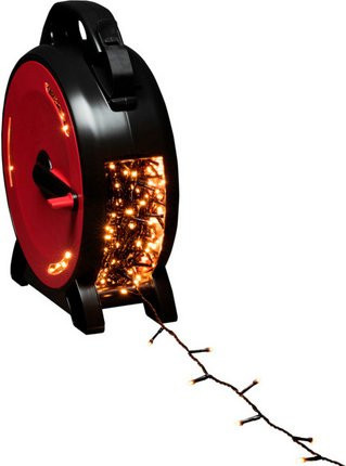 Konstsmide LED-Lichterkette Multicolor in Schwarz und Rot mit 800 Leuchtmitteln, netzbetrieben, IP44 wetterfest - Bild 2
