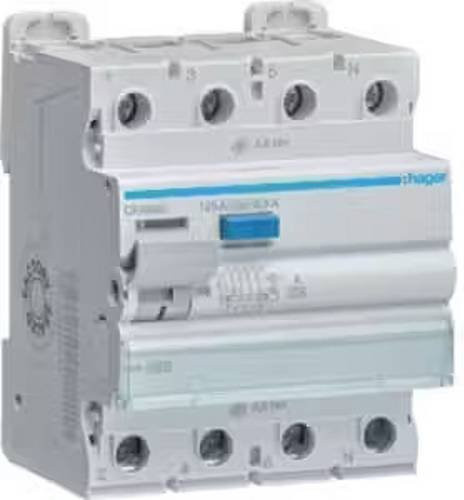 Hager CFA690 Fehlerstrom-Schutzschalter A 4polig 125A 0.3A 400V - Bild 1