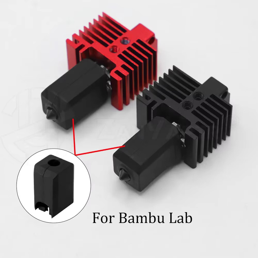 Bambu Lab Silikonsocken für Hotend und Extruder in Schwarz für X1, X1C, P1S und P1P - Bild 3