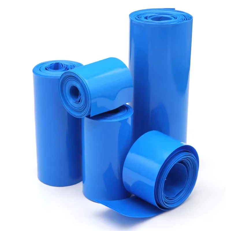 DIY Akkupack PVC Schrumpfschlauch für 18650 Lipo Akkus, Blau, 10m Packung, Breite: 85 mm - Bild 5