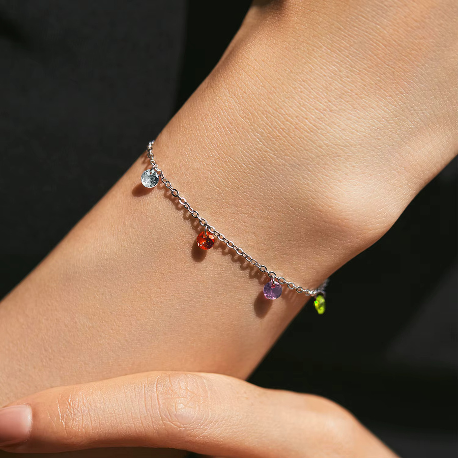 MODIAN Armband, 925 Silber, Zirkonia, Bunt, Damen - Bild 2