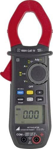 Gossen Metrawatt METRACLIP 85 Digitale Stromzange Hand-Multimeter CAT III 1000 V CAT IV 600V mit 6000 Counts in Blau und Rot - Bild 1