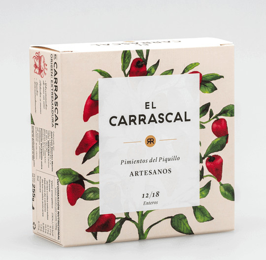 El Carrascal Pimiento del Piquillo geröstete Paprika 255 g - Bild 1