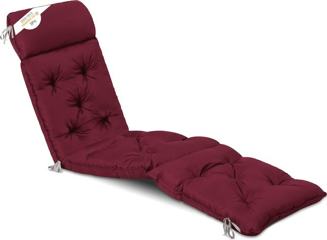 HOMECALL Dekokissen Bankauflage mit Rückenlehne in Rot im skandinavischen Design, B/T/H: 190 x 49 x 12 cm - Bild 1