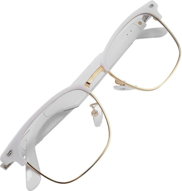 Smartglasses, Unisex, randlos, square, Metall, weiß - Bild 1