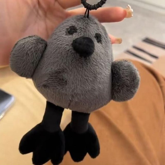 Yiran toy Reuevogel-Stofftier, Grau, Plüsch / Textil - Bild 1
