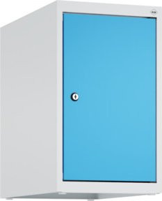 C+P Aufsatzschrank 7035/5012 mit Zylinderschloss und 1 Abteil, B/T/H: 50 x 30 x 50 cm - Bild 1