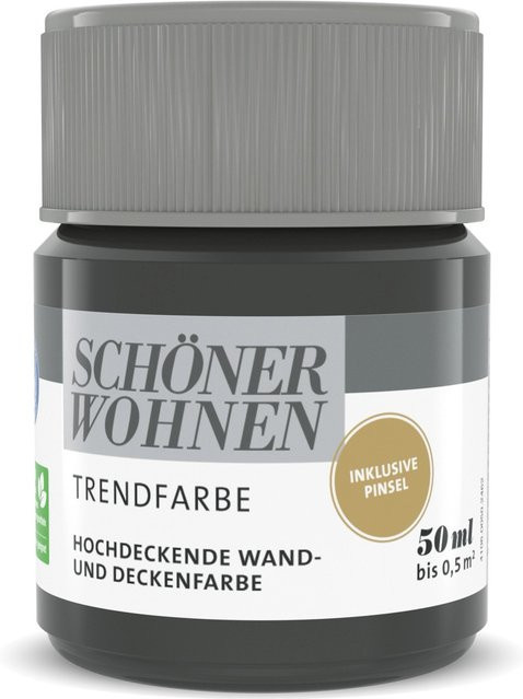 Schöner Wohnen Trendfarbe Luna matt in Plaster, 50 ml - Bild 1