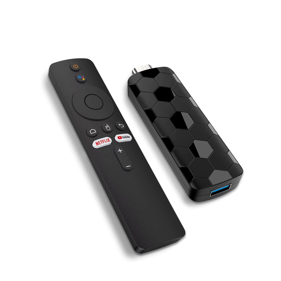 Mortal R3+ Android 16 TV-Stick in Schwarz mit 128 GB Speicher, 8 GB RAM, 4K-Auflösung, WLAN 6 und Sprachfernbedienung - Bild 5