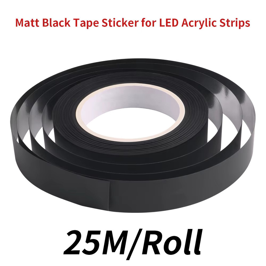 KALADA 18 in 1 LED Neon Flex Acrylstreifen RGB Ambientebeleuchtung für Auto und Umgebung, Mattschwarz, 25 m Rolle - Bild 2