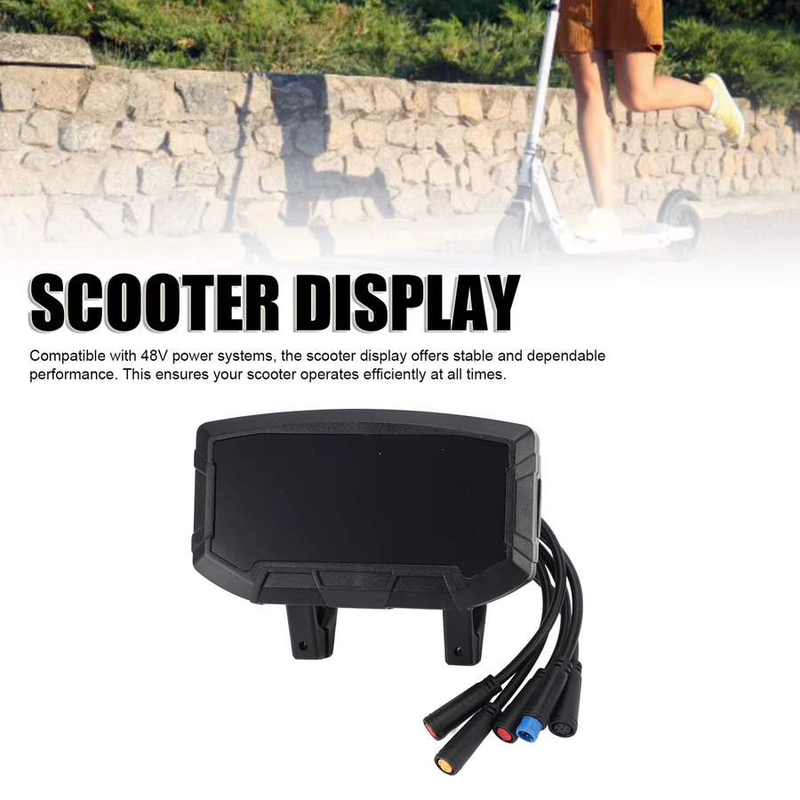 DOACT Scooter-Bedienfeld mit 48-V-Displayanzeige in Schwarz - Bild 6