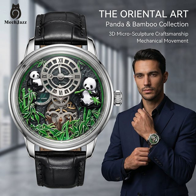 MechJazz Armbanduhr, Automatik, Edelstahlgehäuse, Saphirglas, Herren - Bild 1