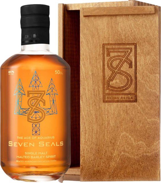 Seven Seals The Age of Aquarius Single Malt Whisky, Schweiz, 49,7 % Vol., 0,5 l - Bild 1