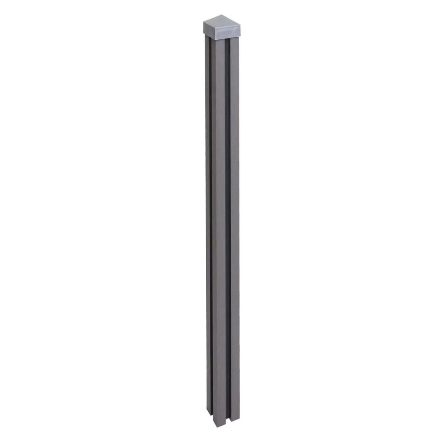 MCW WPC-Pfosten Savoie Sarthe Stecksystem in Grau, Höhe: 240 cm - Bild 3