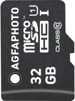 AgfaPhoto microSDHC Speicherkarte Class 10 mit 32 GB in Schwarz - Bild 1