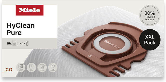 Miele HyClean Pure CO XXL Staubsaugerbeutel in Braun (16 Stück) - Bild 1